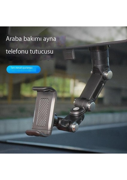 Evrensel Araç Cep Telefonu Tutucu Tutucu Kamyon Gösterge Paneli Dikiz Aynası Araba Çok Fonksiyonlu (Yurt Dışından)