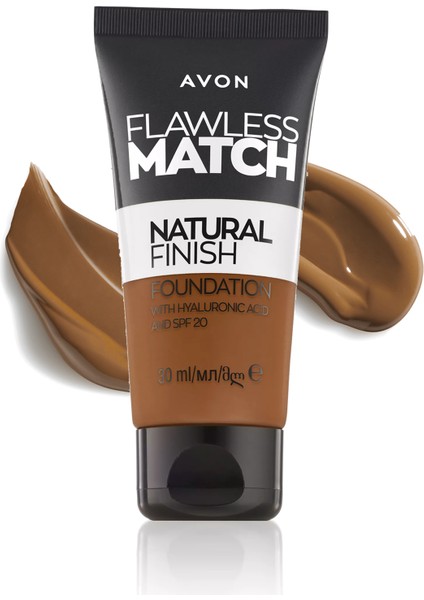 Flawless Match Natural Likit Fondöten - 430N Deep Tan