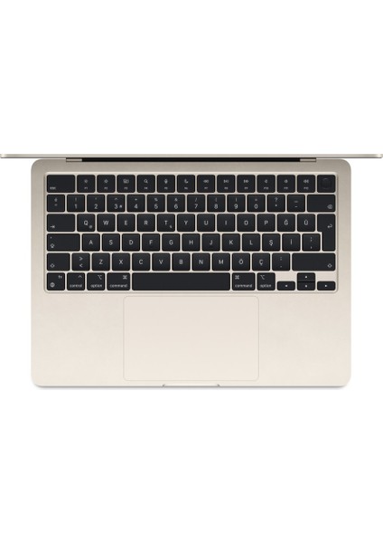 MacBook Air M3 16GB 256GB SSD macOS 13" Taşınabilir Bilgisayar Yıldız Işığı MC8J4TU/A