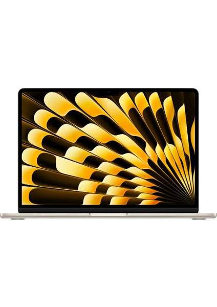 MacBook Air M3 16GB 256GB SSD macOS 13" Taşınabilir Bilgisayar Yıldız Işığı MC8J4TU/A