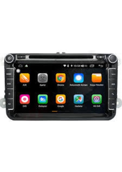 Volkswagen 8 Inç Android Multimedya Carplayer Navigasyon USB Teyp Golf Passat Jetta