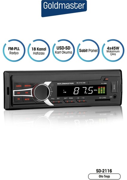 SD-2116 Oto Teyp