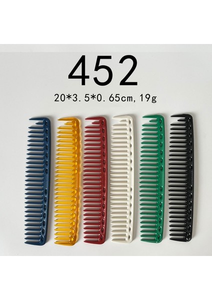 282 - Şeffaf Saç Kesimi Geniş Dişli Tarak Kesme 452 332 338 Profesyonel Kuaförlük Tarağı Kadın Uzun Saç Saç Stilisti Özel Düzeltme Tarağı (Yurt Dışından) fiyatları