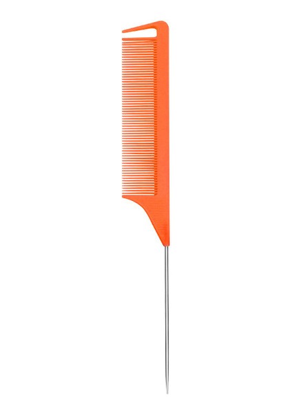 A-Orange 1 Adet Profesyonel Sivri Kuyruk Saç Tarak Anti-Statik Saç Boyası Fırçası Berber Çelik Iğne Tarak Salon Kuaför Berber Aksesuarları (Yurt Dışından)