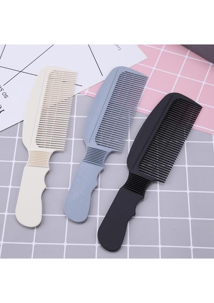 02 Karbon Fiber Anti-Statik 3D Kuaförlük Tarak Siyah Saplı Saç Fırçaları Tarak Clipper Berber Saç Kesimi Fırça Salon (Yurt Dışından)