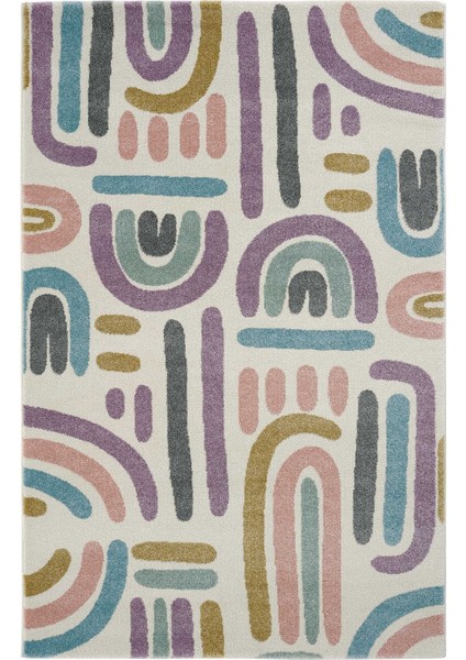 Cool Kids 20 Pastel Çocuk Odası Halısı Hav Toz Vermez Yumuşak Dokulu Bebek Odası Halısı