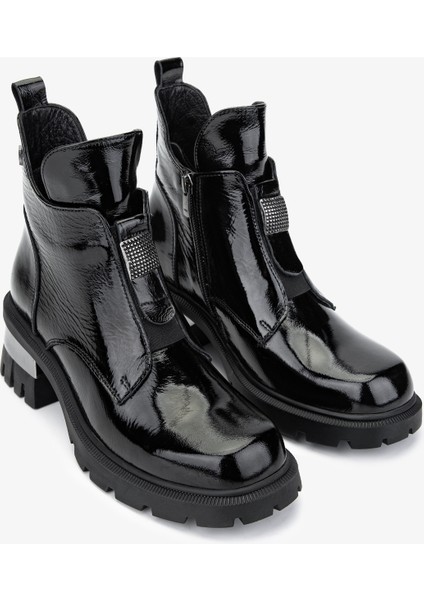 Kadın Deri Siyah Rugan Casual Bot 322 2353905 Bn Bot SK24-25 Sıyah Rgn fiyatları