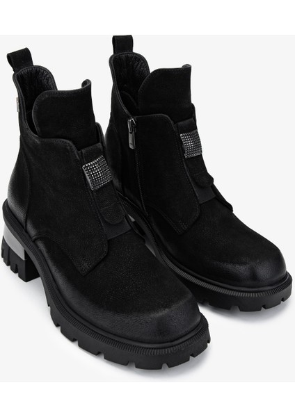 Kadın Deri Siyah Nubuk Casual Bot 322 2353905 Bn Bot SK24-25 Sıyah Nbk fiyatları