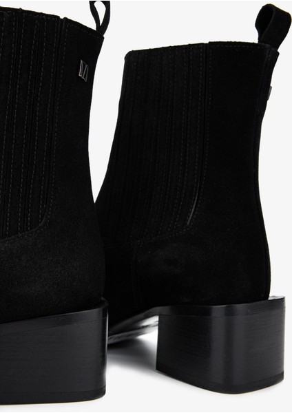 Kadın Deri Siyah Süet Casual Bot 35 5601 Bn Bot SK24-25 Sıyah Suet fırsatları