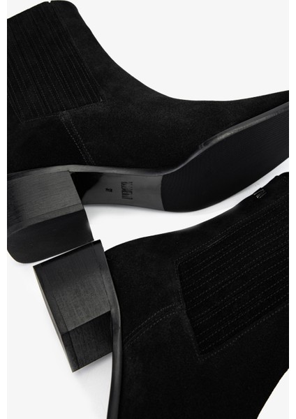 Kadın Deri Siyah Süet Casual Bot 35 5601 Bn Bot SK24-25 Sıyah Suet indirimleri