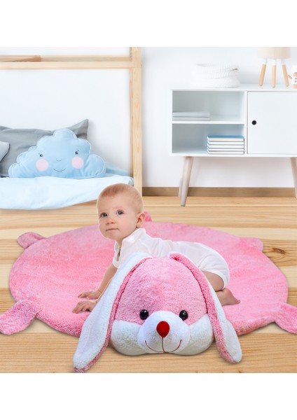 Bebek Oyun Halısı 120 cm Tavşanlı Oyun Matı fırsatları