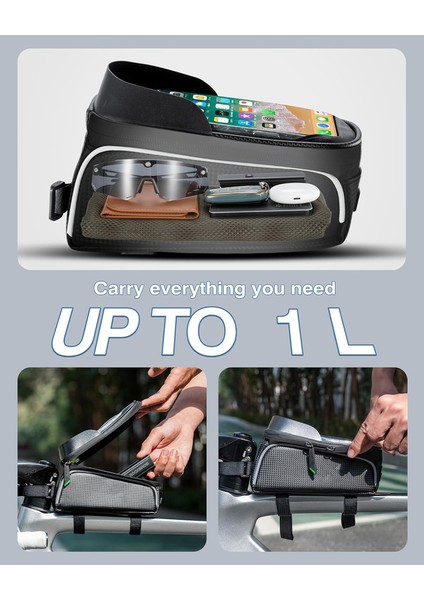 6 Inç Su Geçirmez Dokunmatik Ekran Bisiklet Kadro Üstü Çanta (Yurt Dışından) indirimleri