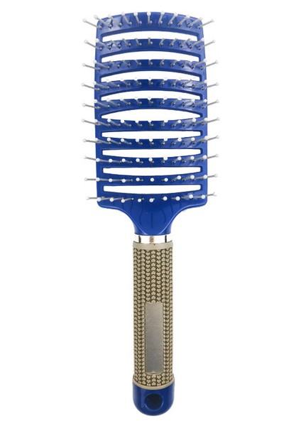 Mavi Profesyonel Kaburga Tarak Kuaförlük Tarak Kıvırcık Saç Kaburga Tarak Masaj Saç Fırçası Saç Derisi Saç Fırçası Tarak Saç Şampuan Fırçaları (Yurt Dışından)