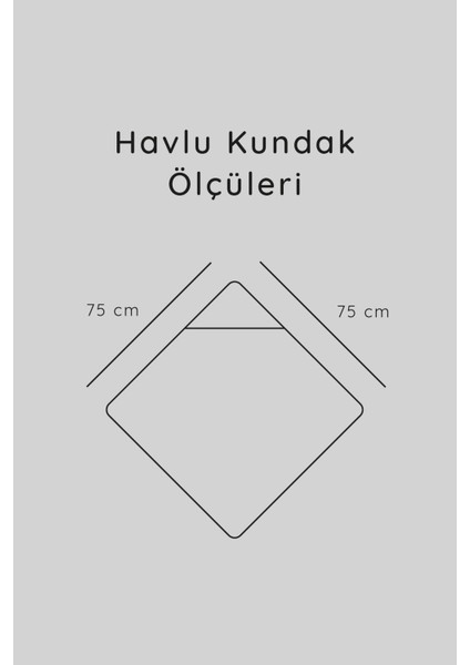 %100 Pamuk Bebek Havlu Kundak Banyo Havlusu - ZTKUNDAK fırsatları