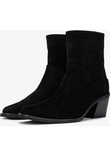 Kadın Deri Siyah Süet Casual Bot 35 1581 Bn Bot SK24-25 Sıyah Suet fırsatları