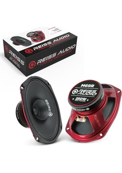 Oto Mıdrange Oval 6x9 250W 2 Adet 2 Yollu