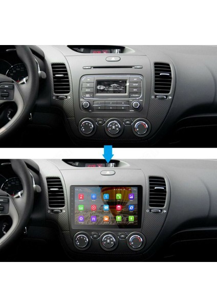 Kia Cerato 2016-2021 Carplay+And.auto Navigasyon DVD USB Bt Kamera Uyumlu