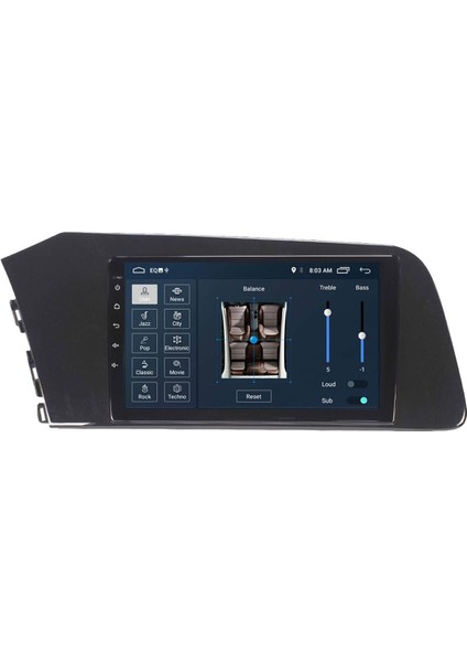 Araç Multimedya Cihazı - 2+32 / QLED 10 Inch Ekran - Navigasyon - Carplay - Hyundai Elantra 2021-VSR