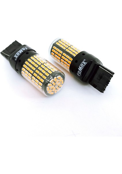 Platinum T20 7440 / 7443 LED Aydınlatma Ampul Tek Duy / Çift Duy Parlak Turuncu