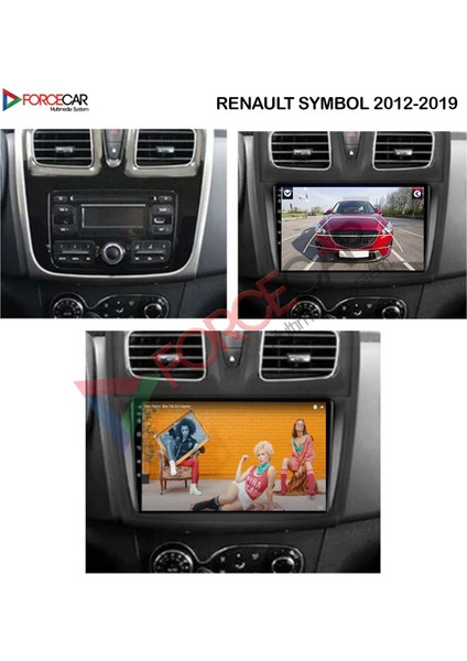 Renault Symbol 2012-2019 Android Multimedya 2.32 Kablosuz Carplay