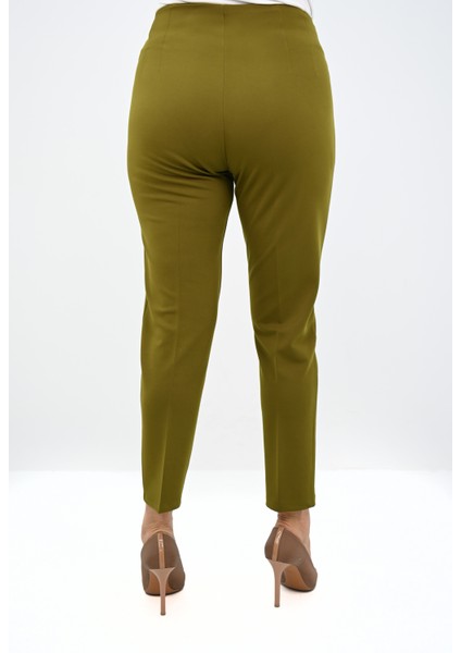 Kadın Büyük Beden Yüksek Bel Esnek Klasik Pantolon 6311-25 indirimleri