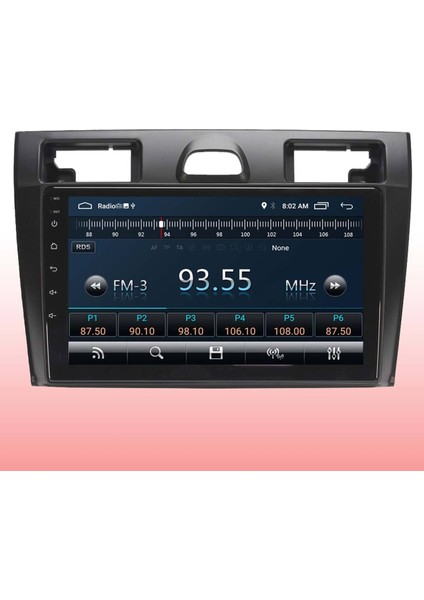 Araç Multimedya Cihazı - 2+32 / QLED 10 Inch Ekran - Navigasyon - Carplay - Ford Fiesta 05-08 - Vsr