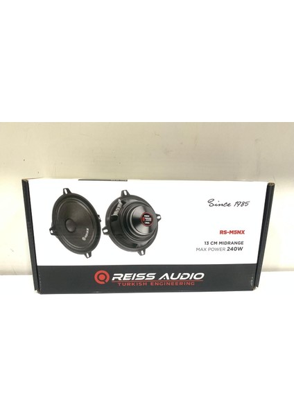 Audio RS-M5NX 240 Watt 80 Rms Neodyum 13 cm Midrange