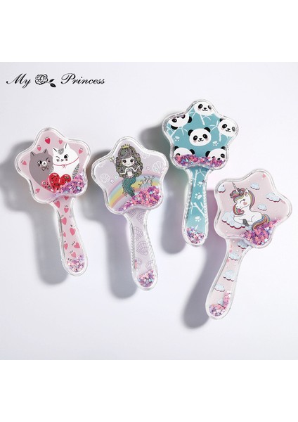 Stil 4 Karikatür Bataklık Hava Yastığı Tarak Yıldız Tt Tarak Çocuklar Saç Fırçası Salon Kuaförlük Şekillendirici Araçları Kadınlar Düz Kıvırcık Saç Tarak (Yurt Dışından) fiyatları