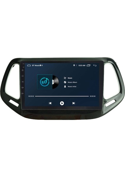Araç Multimedya Cihazı - 2+32 / QLED 10 Inch Ekran - Navigasyon - Carplay - Jeep Compass 17-20 - Vsr