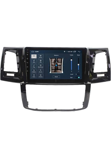Araç Multimedya Cihazı - 2+32 / QLED 10 Inch Ekran - Navigasyon - Carplay - Toyota Hilux 06-11 - Vsr