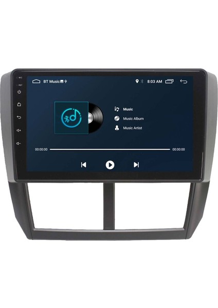 Araç Multimedya Cihazı - 2+32 / QLED 10 Inch Ekran - Navigasyon - Carplay - Forester Impreza- Vsr