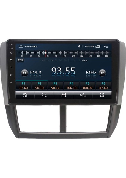 Araç Multimedya Cihazı - 2+32 / QLED 10 Inch Ekran - Navigasyon - Carplay - Forester Impreza- Vsr