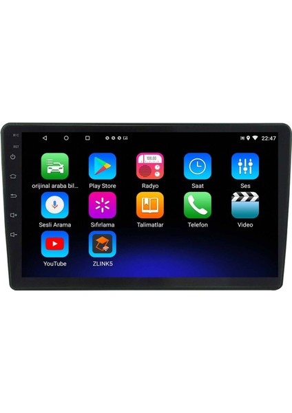 Araç Multimedya Cihazı - 2+32 / QLED 9 Inch Ekran - Navigasyon - Carplay - Chevrolet Captiva - Vsr