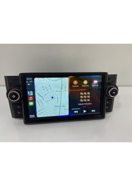 Fiat Linea Android 2-32 Uyumlu Multimedya Carplay Ahd Kamera QLED Ekran