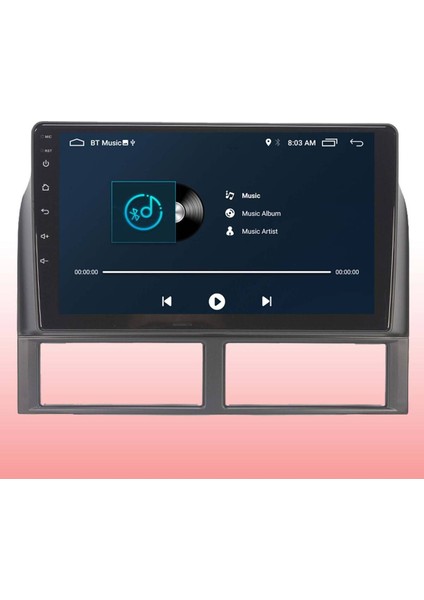 Araç Multimedya Cihazı - 2+32 / QLED 10 Inch Ekran - Navigasyon - Carplay - Jeep Cherokee 04-05 -Vsr
