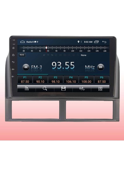 Araç Multimedya Cihazı - 2+32 / QLED 10 Inch Ekran - Navigasyon - Carplay - Jeep Cherokee 04-05 -Vsr