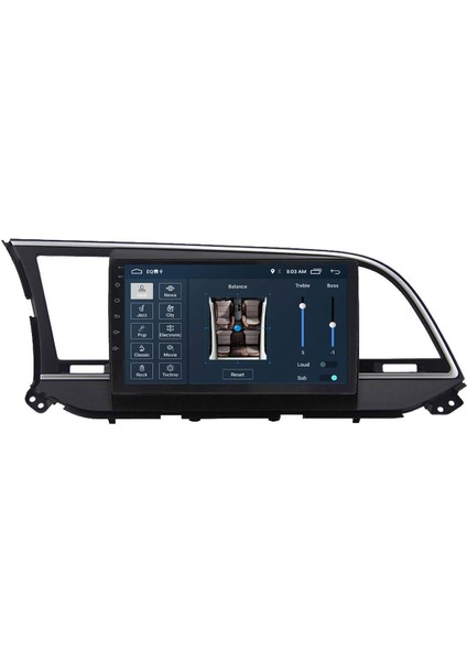 Araç Multimedya Cihazı - 2+32 / QLED 10 Inch Ekran - Navigasyon -Carplay - Hyundai Elantra 16-18-Vsr