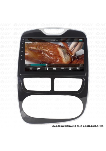 Renault Clio 4 Android 12 Multimedya Carplay 4gb RAM+64GB HDD 2012-2015 Navigasyon Ekran