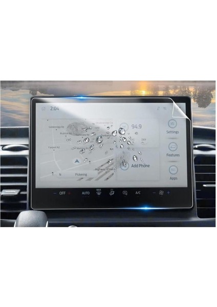 Ford E-Transit 12 Inç Mat Ekran Koruyucu Multimedya Şeffaf modelleri