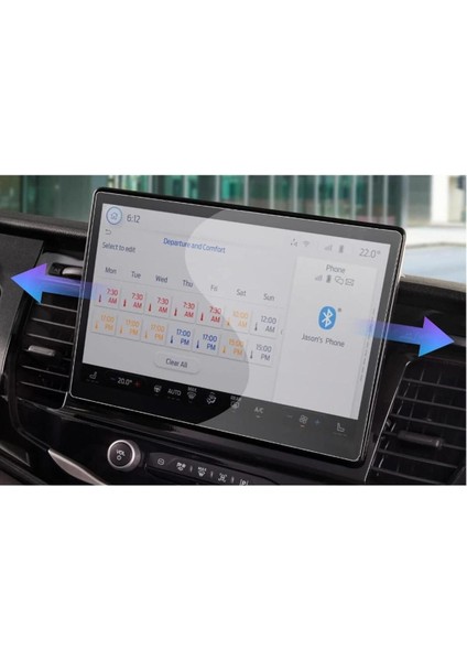 Ford E-Transit 12 Inç Mat Ekran Koruyucu Multimedya Şeffaf fırsatları