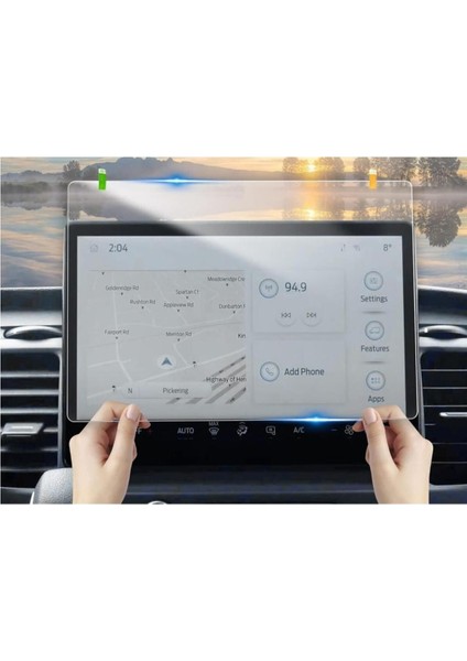 Ford E-Transit 12 Inç Mat Ekran Koruyucu Multimedya Şeffaf indirimleri