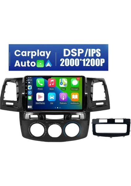 Toyota Hilux Android Multimedya 2006-2015 9 Inc IPS Hd Ekran 4GB/64GB Carplayli + Kamera Hediyeli