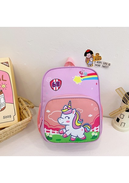 Sevimli Çizgi Çocuk Okul Çantası (Yurt Dışından)