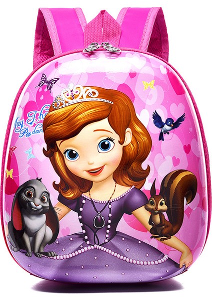 Sevimli Çizgi Çocuk Okul Çantası (Yurt Dışından)