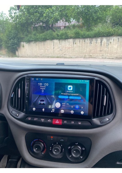 Fıat Doblo D4 2015-23 Uyumlu Androıd Multimedya Gerçek 2/32 Kablosuz Carplay Geri Görüş Kameralı