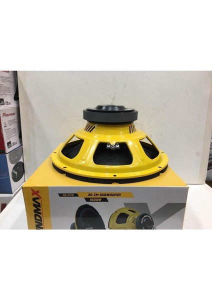 SX-FC12 30 cm Subwoofer Bas 1500 Watt Maximum Power 1 Adet.