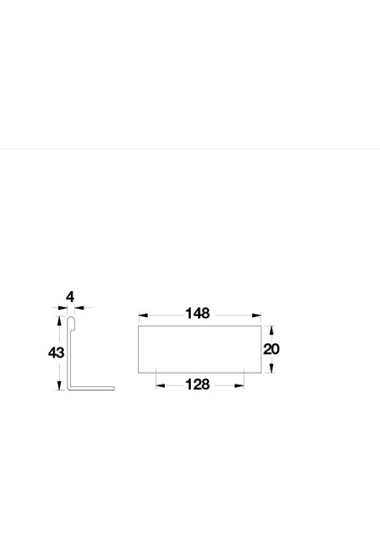 Gunpo Iı Profil Kulp Siyah Renkli 128 mm 6'lı Avantaj Paket fiyatları