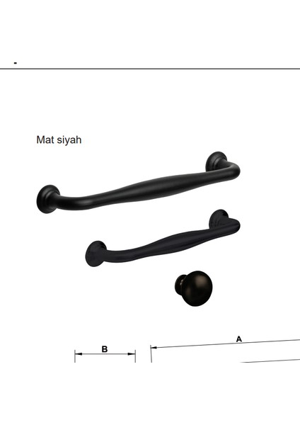 Claus Kulp Siyah Renkli 160 mm 6'lı Avantaj Paket