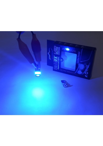 Premium 15SMD Mini T10 LED Ampul Parlak Mavi