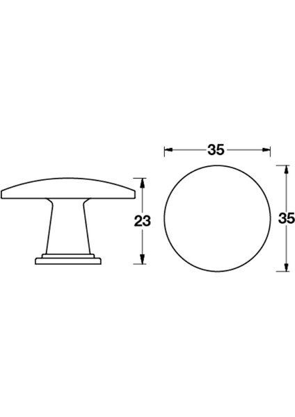 Fungo Düğme Kulp Antrasit Renkli 6'lı Avantaj Paket fiyatları